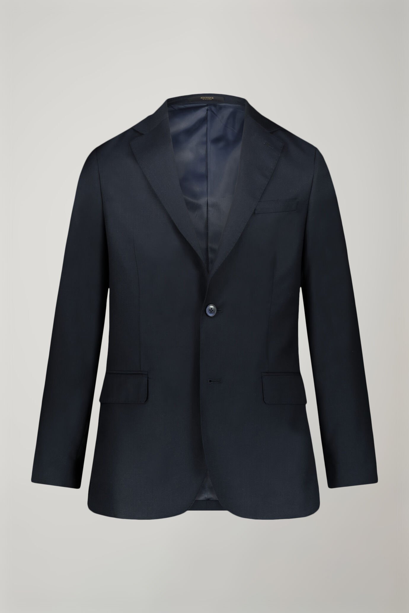 Einreihiger Anzug dunkelblau image number 4